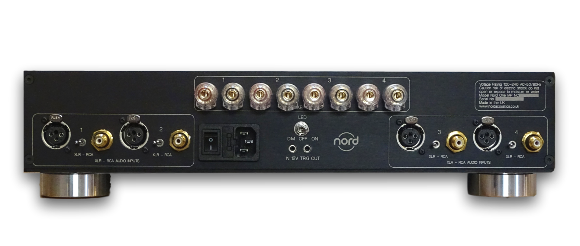 Nord One MP NC502 2-4CH Multi Channel Power Amplifier - Image 3